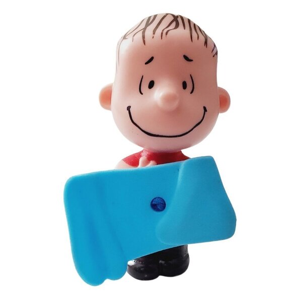 Peanuts Movie Linus w/ Spinning Blanket 4" GUC - Picture 4 of 5